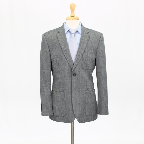 English Laundry Other - English Laundry 42R Gray HB 2-Button Sport Coat Blazer Jacket B722